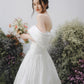 Modern and impressive with an Off-the-shoulder white wedding dress - D1736B