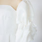 Made-to-order Modern off-the-shoulder wedding dress with impressive puff sleeve  - D1834 - POXI