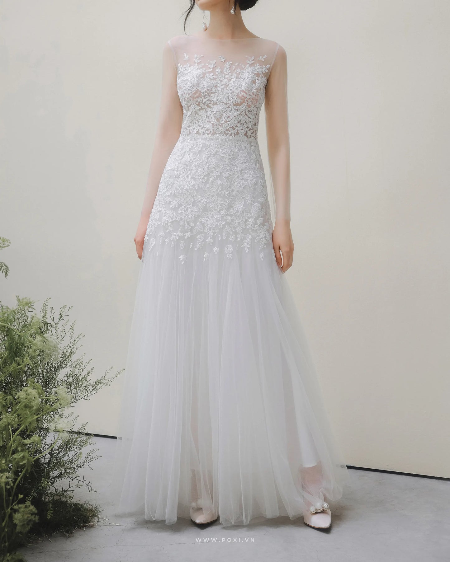 Made-to-order wedding mermaid dresses - D176