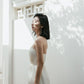 Charming off-the-shoulder wedding dress with pencil skirt - D1830