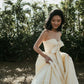 Made-to-order Modern Off-the-shoulder wedding dress with the impressive top bow detail - D1836 - POXI