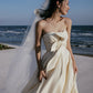 Made-to-order Modern Off-the-shoulder wedding dress with the impressive top bow detail - D1836 - POXI